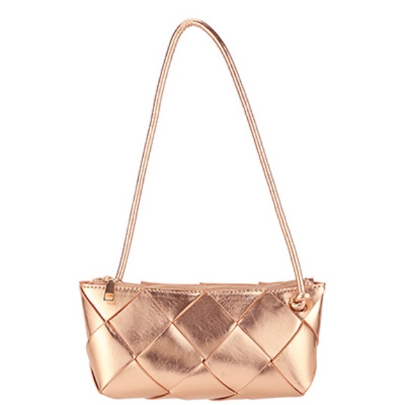 Rectangle Woven Leather Bag - Picture 2 of 2